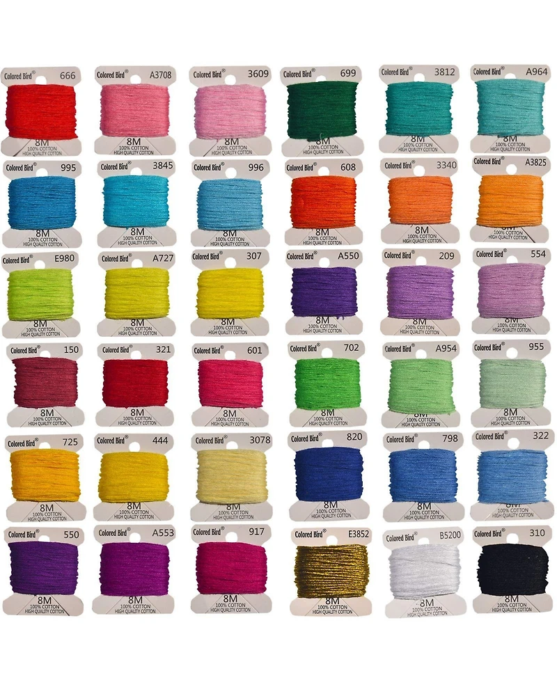 Gnuadz Friendship Bracelet Embroidery Floss Kit