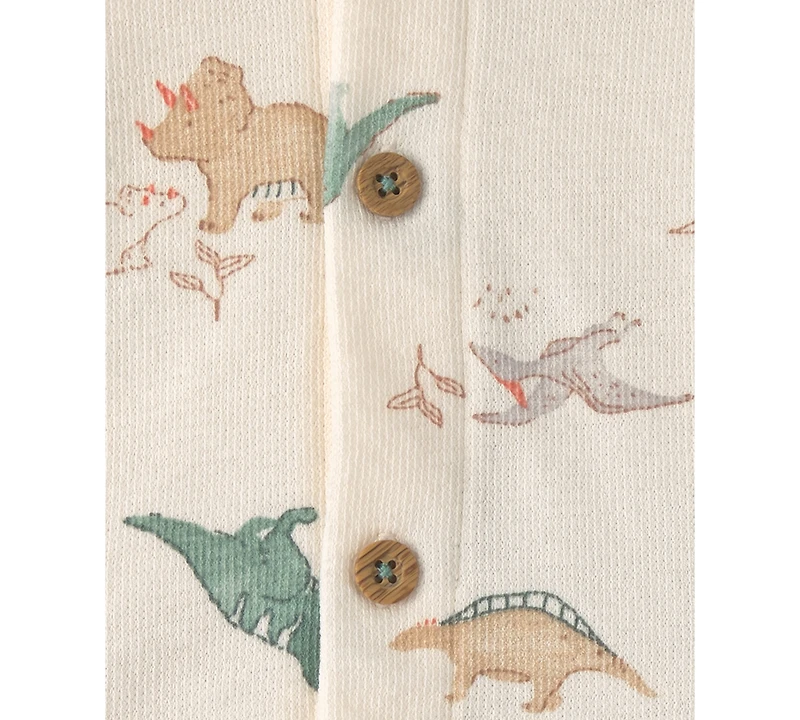Carter's Baby Boys' Dinosaur Bodysuit, Cardigan and Pants, 3-Piece Set