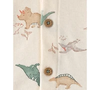 Carter's Baby Boys' Dinosaur Bodysuit, Cardigan and Pants, 3-Piece Set