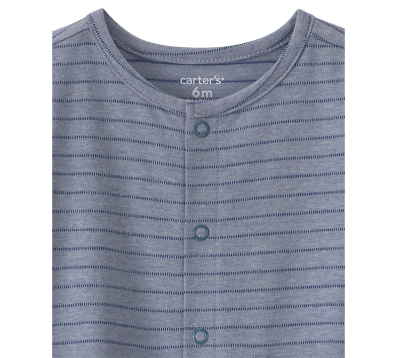 Carter's Baby Boys' Short-Sleeve Jumpsuit
