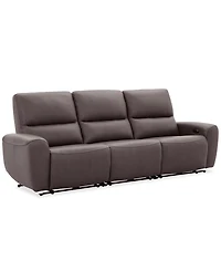 Symond 3-Piece Leather 3 Power Motion Sofa