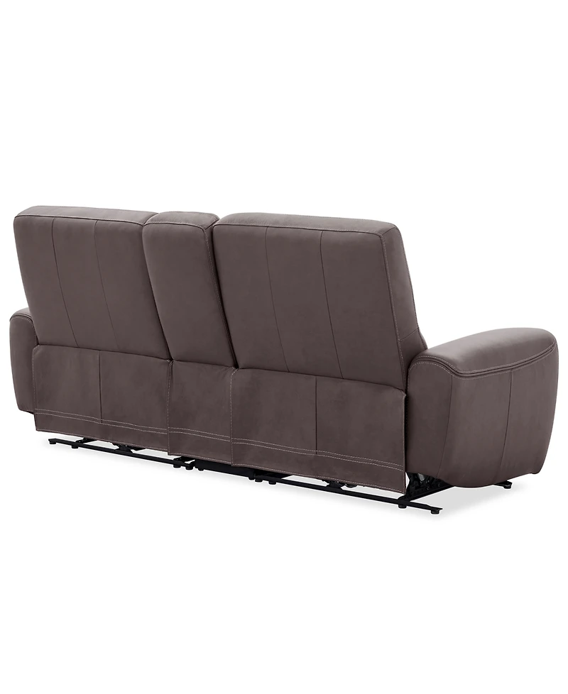 Symond 3-Piece Leather 2 Power Motion Sofa