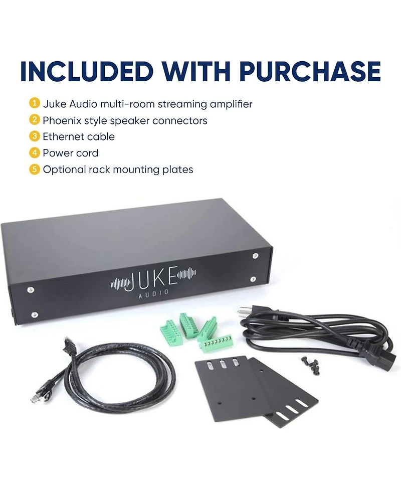 Juke Audio Juke 6 12iches Amplifier with Built-in Music Streaming (2026)