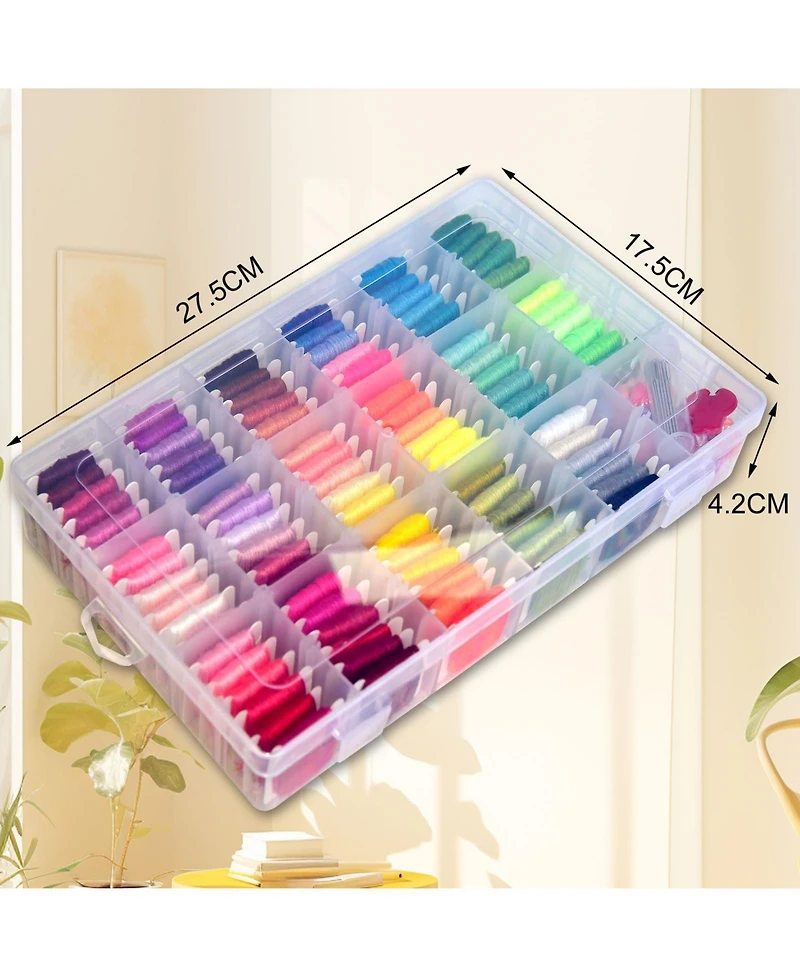 Gnuadz 102 Embroidery Floss Cross Stitch Thread Craft Kit