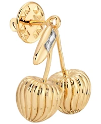 Ettika Gold-Tone Sweet Cherry Brooch