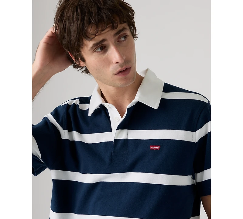Levi's Men's Short-Sleeve Rugby Polo Shirt