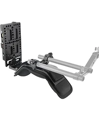 Camvate Shoulder Mount with V-Lock Power Splitter and 15mm Dual-Rod Clamp