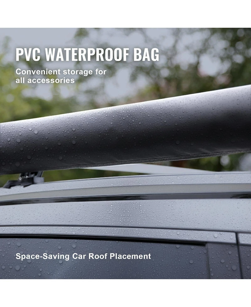 Gouun 270-Degree Vehicle Awning 8.2 ft Height, Retractable Car Side Awning with UV50+ Protection and Storage Bag