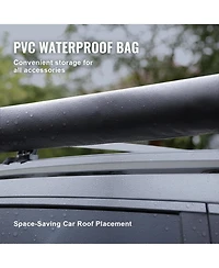 Gouun 270-Degree Vehicle Awning 8.2 ft Height, Retractable Car Side Awning with UV50+ Protection and Storage Bag