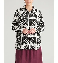Universal Standard Plus Dawn Linen Hi Low Tunic