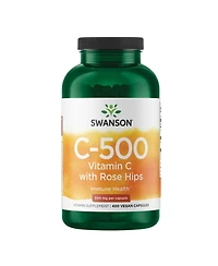 Swanson Vitamin C with Rose Hips 500 Milligrams 400 Capsules
