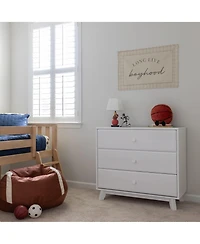 Max and Lily Solid Wood 3 Drawer Dresser