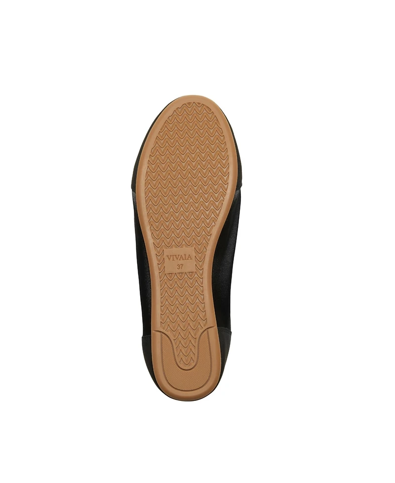 Vivaia Women's Yanka Round-Toe Satin Sneakerina