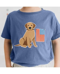 Sweet Wink Baby Boys Patriotic Pup Patch Short Sleeve T-Shirt