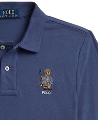 Polo Ralph Lauren Boys' 8-20 Bear Cotton Mesh Shirt
