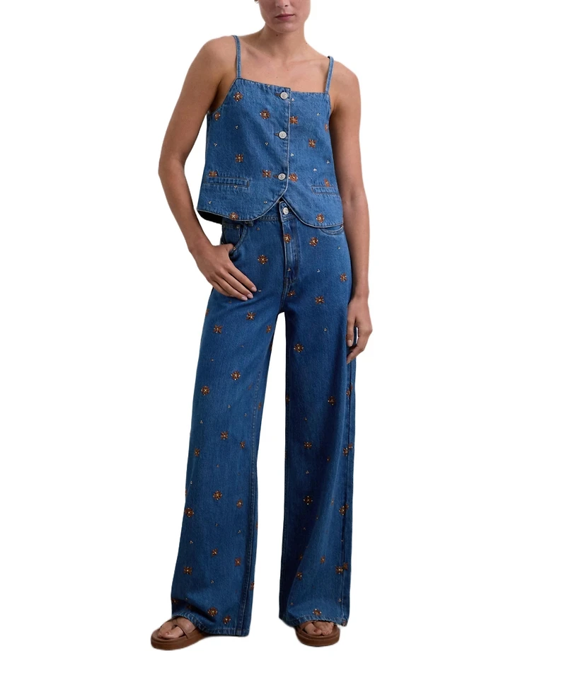 Scalpers Women's Embflower Vest