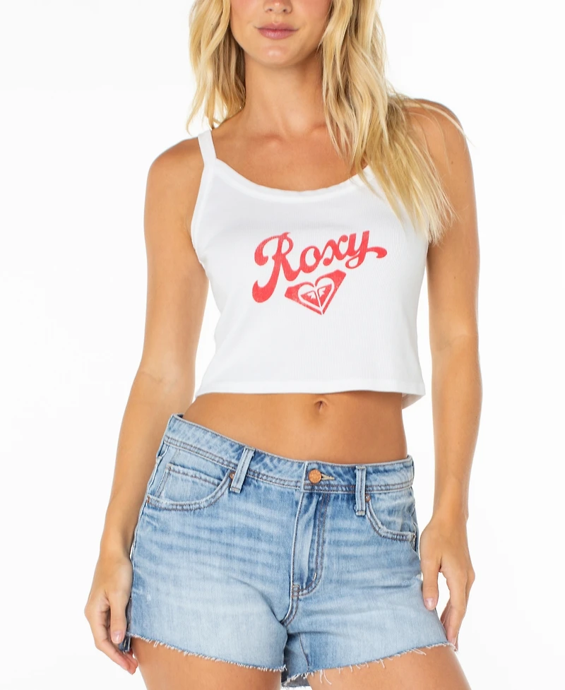 Roxy Women's Wanderer Scoop Neck Cropped Tank Top