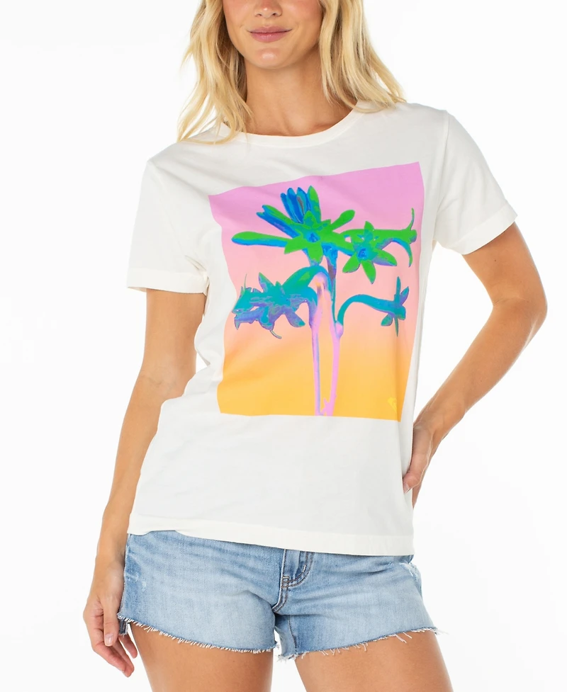 Roxy Women's Tuberose Graphic Crewneck T-Shirt