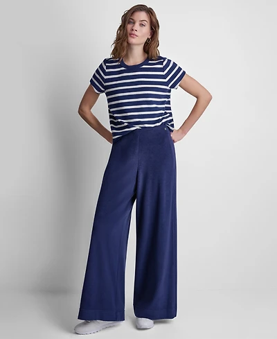 Dkny Jeans Petite Wide-Leg Palazzo Pants