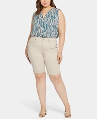 Nydj Plus Briella Roll Cuff Short with Lift Tuck Technology