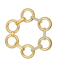 Guess Glass Stone Gold-Tone Bracelet