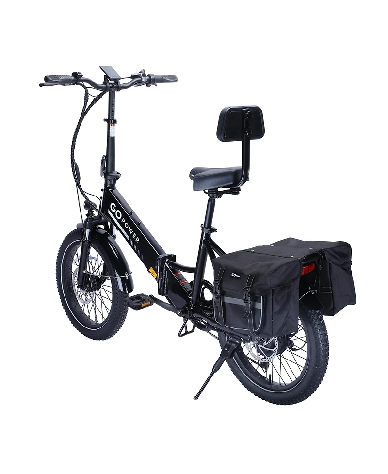GoPowerBike GoCurv Folding Electric Bike 20MPH Max Speed and 500W Motor