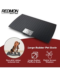 Redmon Pet Partners Large Non-Skid Rubber Precision Digital Pet Weight Scale