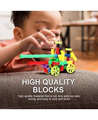 Gnuadz Stem Building Blocks Educational Construction Toys Kids Creativity Kit