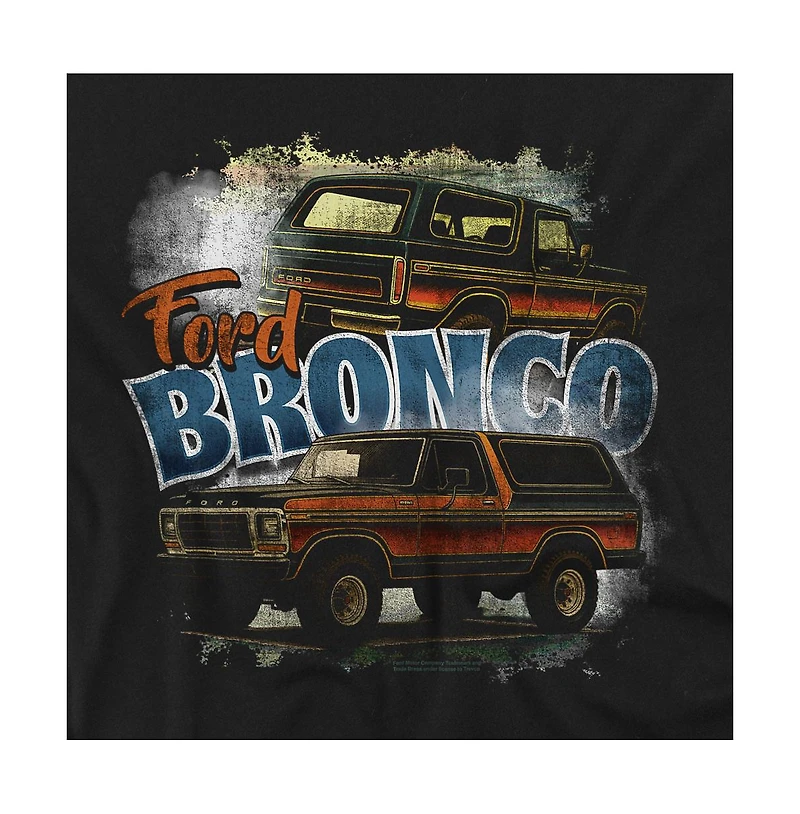 Mustang Men's Ford Bronco Clouded T-Shirt