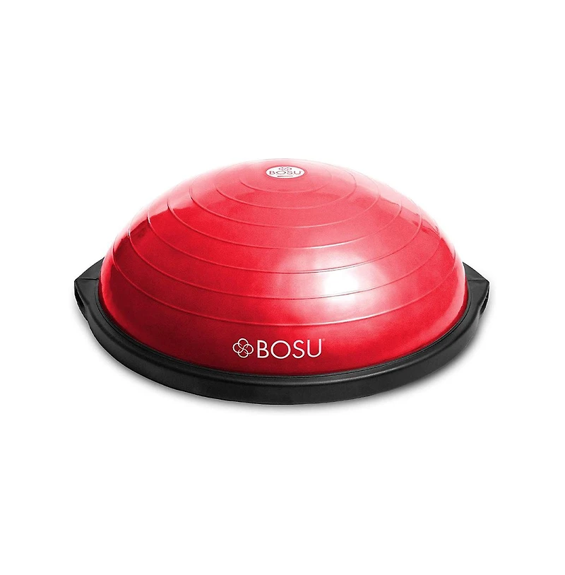 Bosu 72 10850 Home Gym Equipment The Original Balance Trainer for Physical Exercise, Rehab, Large Balance Ball 65 Centimeter Diameter, Red and Black