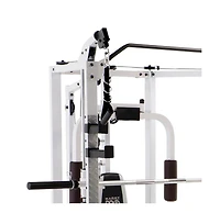 Marcy 5276 Combo Smith Heavy-Duty Total Body Strength Home Gym Machine, White