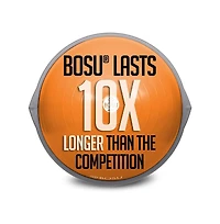 Bosu 72-10850 Home Gym Equipment The Original Balance Trainer 65 cm Diameter, Orange and Gray