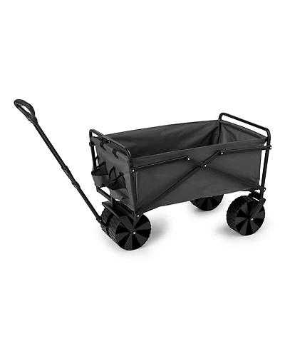 Seina 150lb Capacity Collapsible Steel Frame Outdoor Utility Wagon Cart