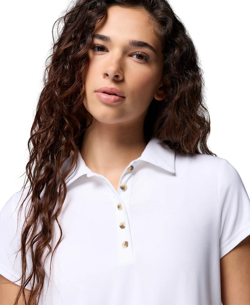Columbia Women's Csc Soft Stretch Short-Sleeve Polo T-Shirt