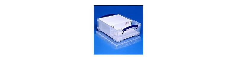 Really Useful Box 8.1L Plastic Storage Container w/Snap Lid & Clip Lock Handle