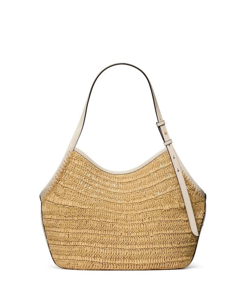 kate spade new york Deco Straw Tulip Extra-Large Tote Bag