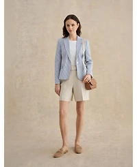 Hobbs Blake Structured Single-Button Blazer