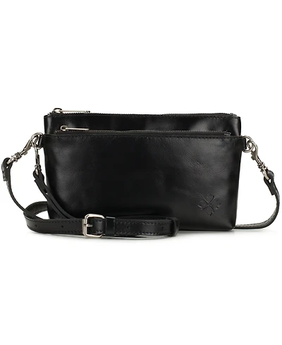 Patricia Nash Mignon Small Leather Wristlet Crossbody Handbag