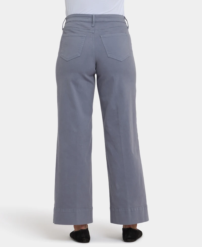 Nydj Petite Teresa Wide-Leg Ankle Jeans with Lift Tuck Technology