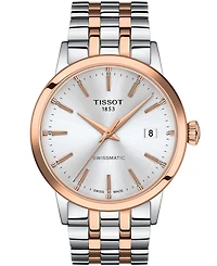 Tissot Men's Swiss Automatic Classic Dream Two-Tone Stainless Steel Bracelet Watch 42mm