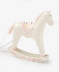 Holiday Lane Baby's First Pink Horse With Baby's 1st Christmas 2026 Ornament, Macy's Exclusive