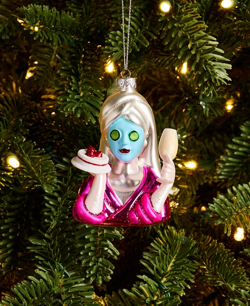 Holiday Lane Beauty Boom Glam Woman Ornament, Macy's Exclusive