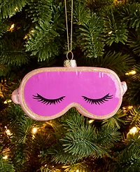 Holiday Lane Beauty Boom Glass Sleep Mask Ornament, Macy's Exclusive