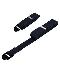 BalanceFrom Fitness 7 Piece Yoga Set with Mat, Stretch Strap, & Knee Pad, Black