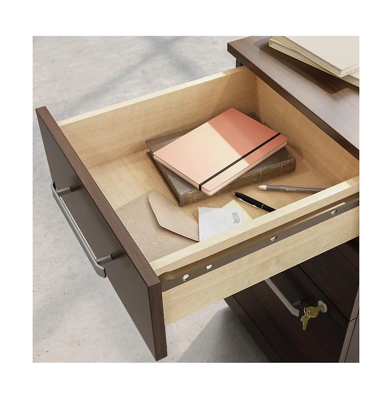 Sauder Affirm Commercial Office File Cabinet, Noble Elm finish
