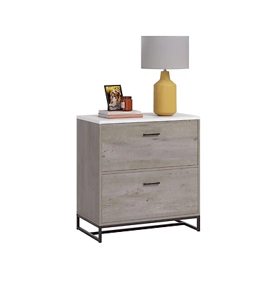 Sauder Tremont Row File Cabinet, Mystic Oak finish
