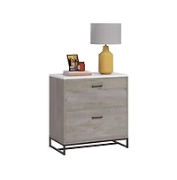 Sauder Tremont Row File Cabinet, Mystic Oak finish