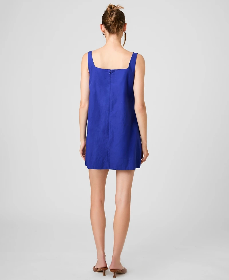 French Connection Women's Sleeveless Cotton Mini Dress