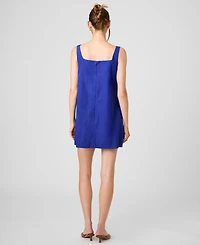 French Connection Women's Sleeveless Cotton Mini Dress
