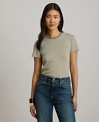 Lauren Ralph Women's Striped Short-Sleeve T-Shirt